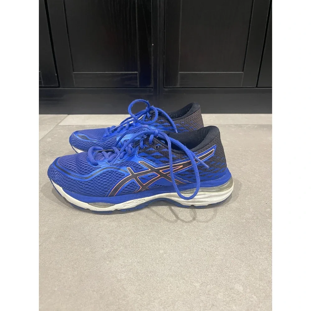 Asics Gel Cumulus 19 Shoes Blue Womens 8.5 Running Sneakers T7B8N Athletic